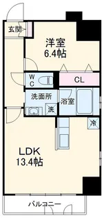 プレイス白壁【9階】の間取り