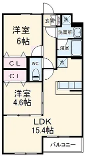 エクスリブリス【1階】の間取り