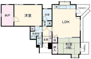 ザ・ルネサンスヒルズⅡ【1階】の間取り