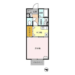 ボナール下沼【2階】の間取り