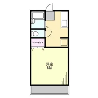 ミヤビハイツ【1階】の間取り