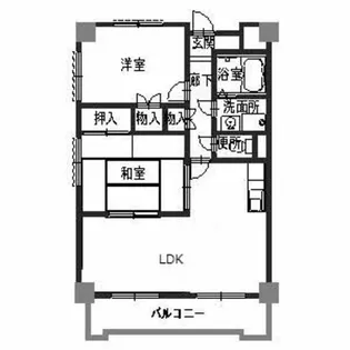 吉与ハイム【305号室】の間取り