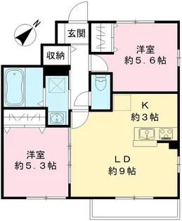 プランドール【1階】の間取り