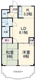 フェアリー【2階】の間取り