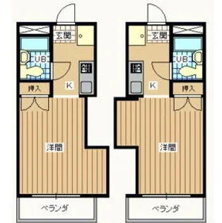ヘリテイジ【321号室】の間取り
