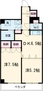 ABドゥエル富士見Ⅱ【403号室】の間取り