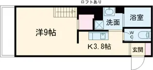 ミネルバA棟【105号室】の間取り