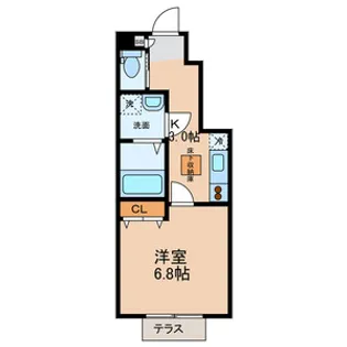 サンドエル 914886【1階】の間取り