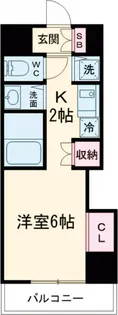 旭スカイハイツ【205号室】の間取り
