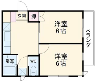 ルマ ミウラ【2階】の間取り