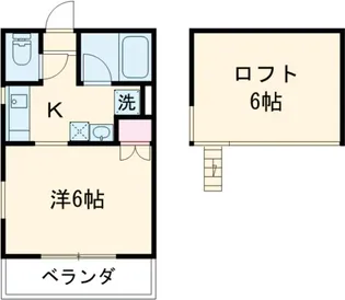 三高・クラウンライフⅡ【2階】の間取り