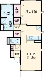 ハーブス カモミール【103号室】の間取り