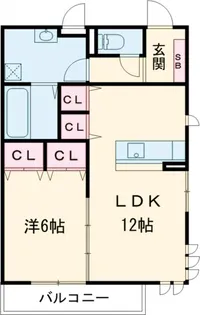 サニープレイス向日町【101号室】の間取り