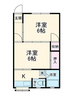 グリーンヒルズ池上【101号室】の間取り