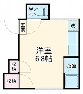 キクチ荘【202号室】の間取り