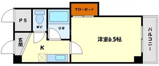 ベルメゾン千里山【2階】の間取り