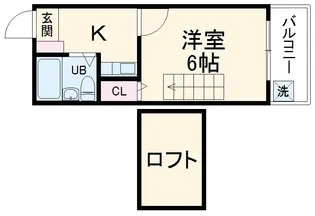 SKマンション黄金【2階】の間取り