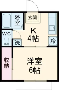 サンライズコーポ【203号室】の間取り