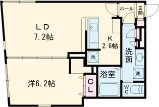 quador世田谷芦花公園【3階】の間取り