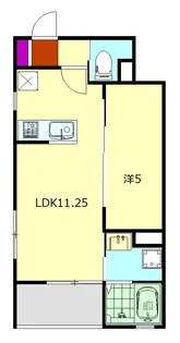 AIR ODAWARA KUNO【101号室】の間取り