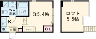 ハーモニーテラス堀切【2階】の間取り