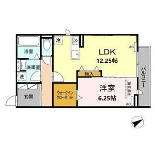 La Felice(ラ フェリーチェ)【301号室】の間取り