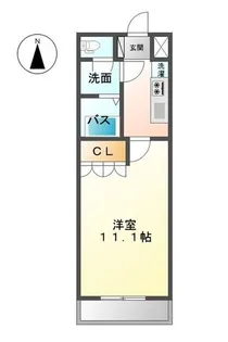 マイアート【203号室】の間取り