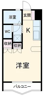 パインリーフ北郷【1階】の間取り