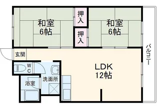 森産ビル【202号室】の間取り