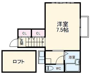 サンライズファースト【1階】の間取り
