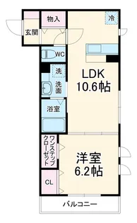 リバーポット【2階】の間取り