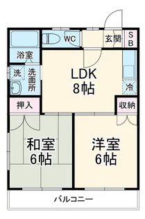 パークサイド【2階】の間取り