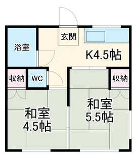 エステート早田【4B号室】の間取り