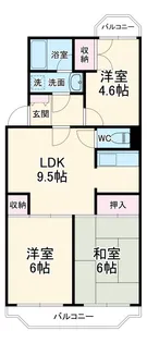 エントピア勝田台【201号室】の間取り