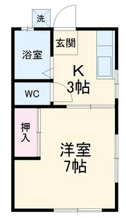 斉藤コーポ【3号室】の間取り