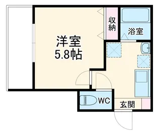アザーレ・バモス百合ヶ丘【3階】の間取り