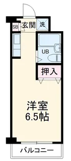 ムーンバット長岡【106号室】の間取り