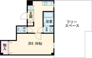 アーバンロイヤル【405号室】の間取り