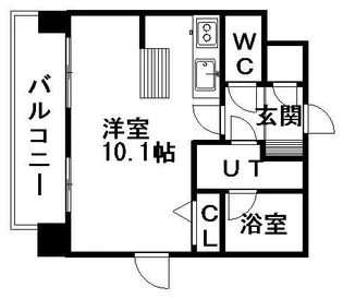 クレジデンス札幌・南4条【00405号室】の間取り
