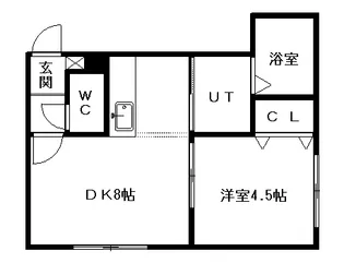 プロスペクトⅡ【3階】の間取り