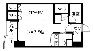 サンシャイン・シティー弐番館【403号室】の間取り