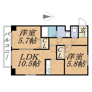 ヘルム21【11階】の間取り