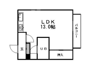 スターコートフォルティス【501号室】の間取り