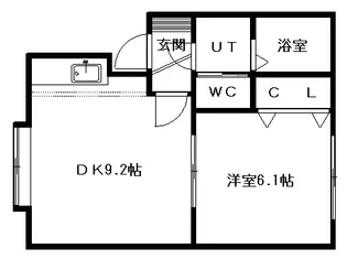 エクシード南11条【102号室】の間取り