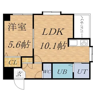 ノヴァクリスタル【6階】の間取り