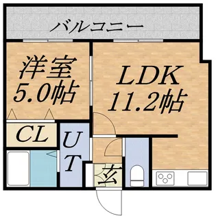 イオ南3条【00206号室】の間取り
