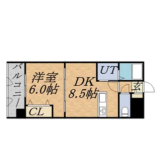 SOUTHERN CROSS 313【00203号室】の間取り