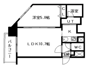 フォレスト円山【00801号室】の間取り