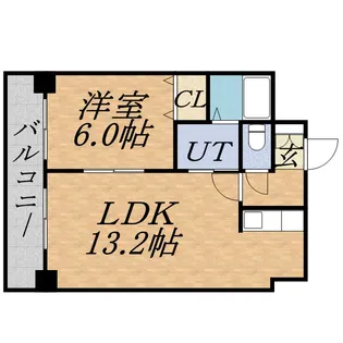 サンクルミエール大通南【3階】の間取り