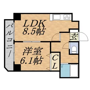 ローレル17【0201号室】の間取り